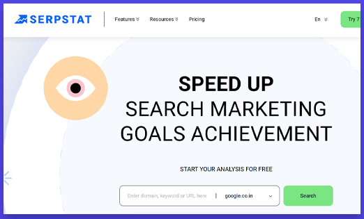 SERPSTAT - backlink building software