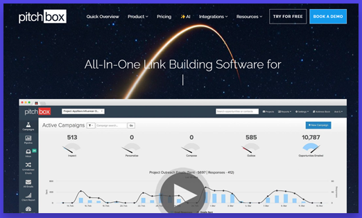 Pitchbox - link building tool