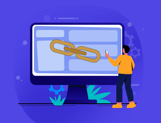 Link insertion into existing relevant content