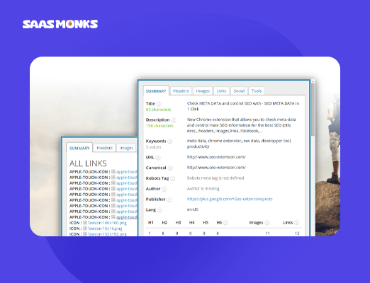 SEO Meta in 1-Click - SEO Chrome Extension