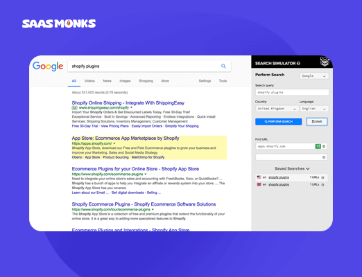 SEO Search Simulator by Nightwatch Extension