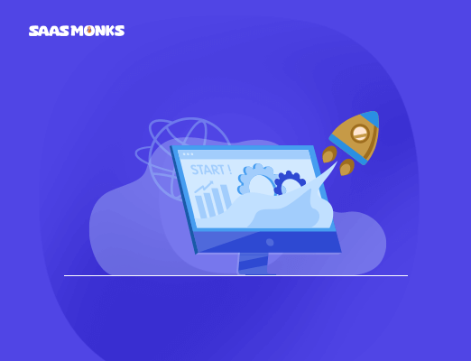 Abstract graphic of a fast website launch symbolizing speed and optimization for SEO